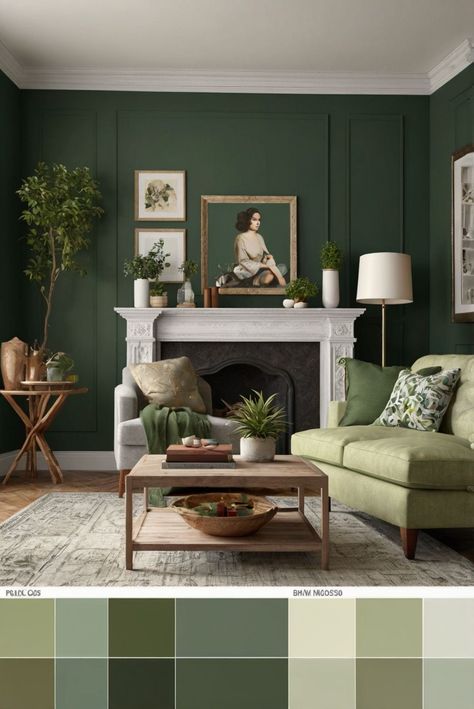 Revamp your living room effortlessly with BM Fresh Moss (512) paint—your top choice for a refreshed, stylish space. Upgrade now!
#ad  

home decorating, home interior design, interior bedroom design, living room interior
#Colortrend
#wallpaint2024 #color2024 
#DIYpainting #DIYhomedecor #Fixhome Earth Tone Wall Paint Colors, Green Living Room Colour Schemes, Moss Green Living Room, Green Living Room Color Scheme, Interior Bedroom Design, Green Walls Living Room, Trailer House, Neutral Wall Colors, Living Room Upgrades