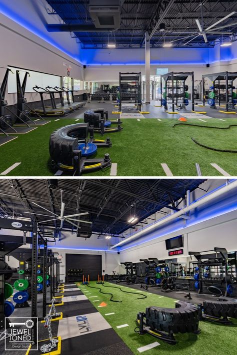 Design Gym Interior, Modern Gym Interior Design, Luxury Gym Design, Fitness Center Interior Design, Boutique Gym Design, Stone Reception, Stone Reception Desk, Sports Training Facility, Gym Architecture