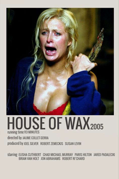 Minimalist Polaroid Movie Poster House Of Wax Poster, Jon Abrahams, Robert Ri'chard, Polaroid Movie Poster, Trusting Again, Elisha Cuthbert, Chad Michael Murray, Jared Padalecki, Watch List