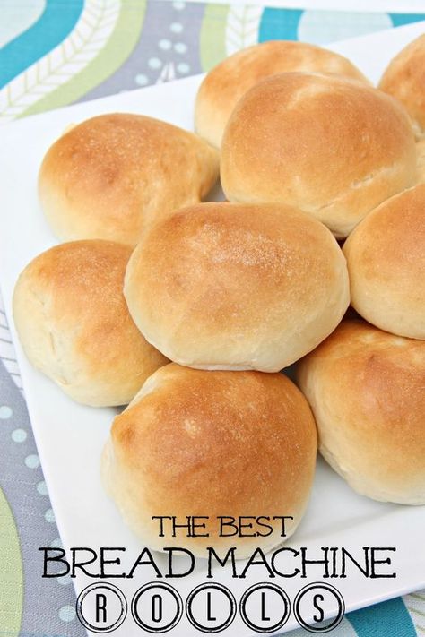 Bread Machine Rolls Recipes, How To Make Rolls, Best Dinner Rolls, Bread Machine Rolls, Breadmaker Recipes, Bread Machine Recipes Sweet, Roll Dough Recipe, Easy Bread Machine Recipes, Yeast Rolls Recipe