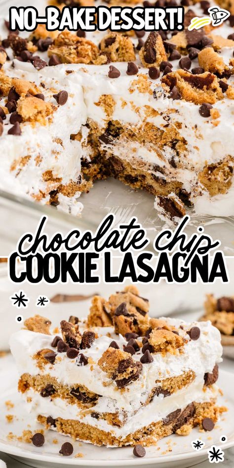 Cookie Lasagna Cookie Butter Lasagna, Dessert Lasagna Recipes, 9x13 Desserts, Chocolate Lasagna Dessert, Cookie Lasagna, Oreo Lasagna, Cookie Dough Desserts, Peanut Butter Lasagna, Dessert Lasagna