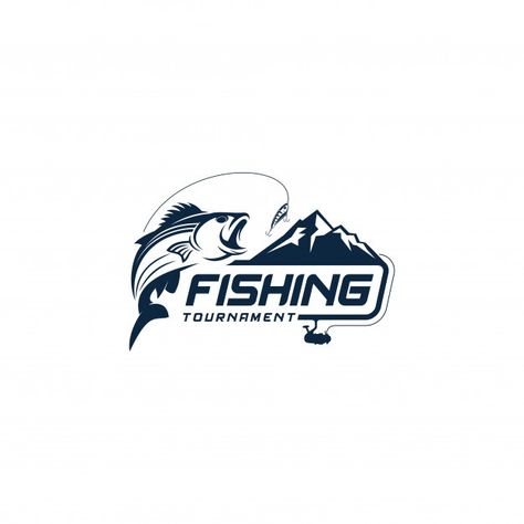 Fishing Logo, Steelhead Fishing, Logo Desing, Fishing Shop, Japanese Logo, Salmon Fish, Fish Logo, Logo Project, Logo Set