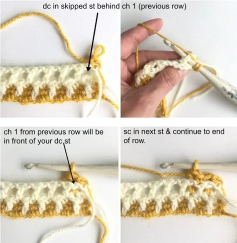 Interlocking Arched Columns Woven Crochet Stitch Tutorial Interlocking Crochet, Woven Crochet, Crochet Stitch Tutorial, Stitch Tutorial, Crochet Creations, Crochet Stitches Tutorial, Crochet Stitch, Photo Tutorial, Learn To Crochet