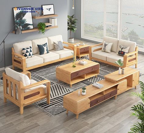 Nordic Solid Wood Corner Sofa Combination Modern Minimalist Living Room Small Apartment Furniture Hall Reception Fabric Sofa Set https://m.alibaba.com/product/1600505511710/Nordic-Solid-Wood-Corner-Sofa-Combination.html?__sceneInfo={"cacheTime":"1800000","type":"appDetailShare"} Living Room Small Apartment, Small Apartment Furniture, Sofa Couch Design, Luxury Furniture Sofa, 6 Seater Dining Table, Wooden Sofa Designs, Wooden Bed Design, Couch Design, Modern Minimalist Living Room