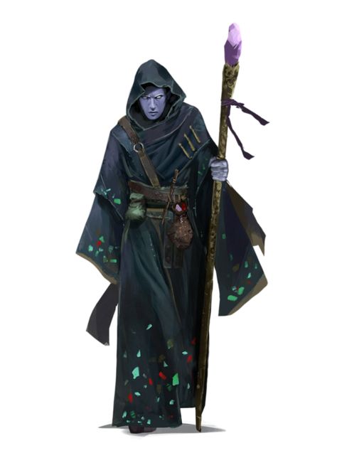 Male Drow Wizard Robes Staff - Pathfinder 2E PFRPG PFSRD DND D&D 3.5 4E 5E 5th ed d20 fantasy Wizard With Staff Pose, Vedalken Male, Drow Wizard Male, Wizard Robes Dnd, Robes Reference, Fantasy Wizard Outfit, Vedalken Wizard, Dnd Wizard Art, Wizard 5e