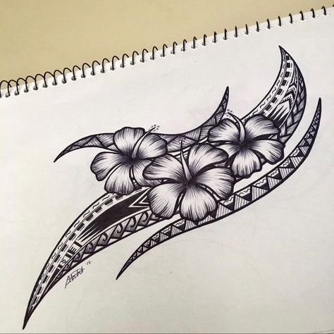 Tattoo Ideas Samoan, Polynesian Lotus Flower Tattoo, Hip Tamoko Tattoo, Upper Chest Shoulder Tattoo Female, Poly Tattoo Design, Tattoo Ideas Polynesian, Polynesian Flower Tattoo Designs, Hawaiian Women Tattoos, Pohnpei Tattoo