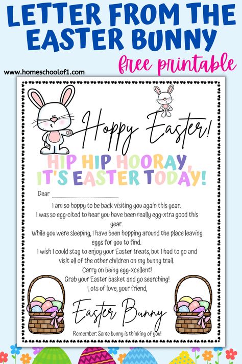 Easter Bunny Letter Free Printable Easter Bunny Letter To Kids, Easter Bunny Notes Free Printable, Letter From Easter Bunny Free Printable, Easter Bunny Arrival Ideas, Easter Bunny Note, Note From Easter Bunny, Easter Bunny Letter Printable, Letter From Easter Bunny, Easter Bunny Ideas