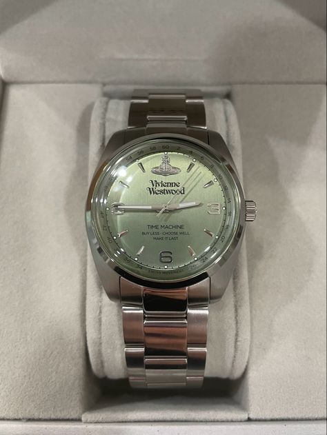 Men’s Vivienne Westwood, Vivienne Westwood Watch Aesthetic, Vivienne Westwood Mens Jewellery, Green Vivienne Westwood, Silver Vivienne Westwood, Cute Gifts For Him, Vivienne Westwood Watch, Clocks Aesthetic, Vivienne Westwood Men