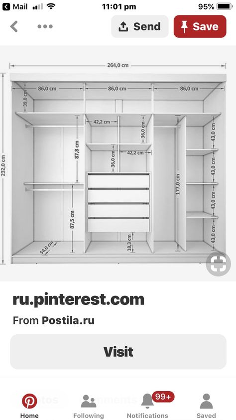 Built In Wardrobe Layout, Wardrobe Layout, Diy Built In Wardrobes, Closet Ideas For Small Spaces, Closet Design Plans, Closet Storage Ideas, Bedroom Built In Wardrobe, Closet Planning, Small Closet Space