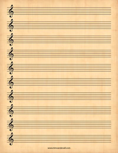 sheet music printable Vintage Writing Paper, Popular Piano Sheet Music, Music Template, Free Printable Sheet Music, Blank Sheet Music, Papel Vintage, Diy Travel Journal, Paper Background Design, Drawing Sheet