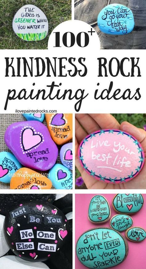 Rock Sayings, Rock Quotes, Inspirational Rocks, Happy Rock, Rock Painting Tutorial, Rock Painting Ideas, Painted Rocks Kids, Painted Rocks Craft, Painted Rocks Diy