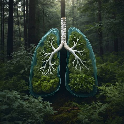 , #Design, #Iteration, #AD, #AI Healthy Lungs, Lungs, Design Ad, Product Design, Motion, Design Inspiration, Art Design, Forest, Green