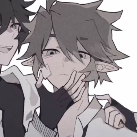 Matching Pfp Couple Male X Male, Masc X Masc Pfps Matching, Male X Male Matching Icons, Couple Pic Anime, Boy X Boy Matching Pfp Icons, Cartoon Cute Aesthetic, Pfp Matching Couple, Bisexual Wallpaper Iphone Aesthetic, Pfp Male