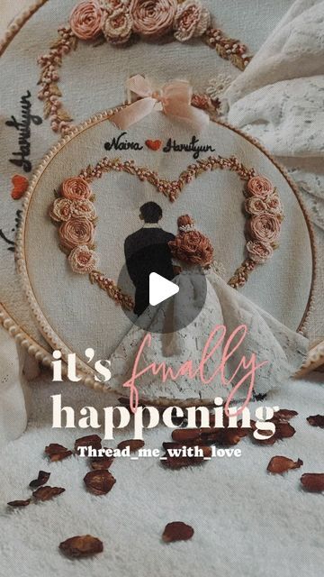 Soumya | Handmade Products on Instagram: "🥰Christian wedding hoop embroidery🥰customized🎁
Product details 
Couple hoop embroidery 
Hoop ring 8’inches
Netted fabric dress for bride
Dm for order @thread_me_with_love 
Hoop, hoop embroidery, hand embroidered, couple hoop,
Wedding hoop, customized hoop, hand stitched, thread stories, thread love, small business, women in business 
.
#handembroidery #handstitched #couplegifts #weddinggifts #gifting #stitches #christianwedding #wallhanging" Wedding Embroidery Hoop Couple, Couple Hoop Embroidery, Wedding Hoop Embroidery, Small Business Women, Wedding Embroidery Hoop, Dress For Bride, Wedding Hoop, Handmade Wedding Gifts, Couples Diy