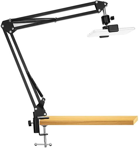 Amazon.com : Overhead Video Stand Phone Holder Articulating Arm Phone Mount Table Top ChromLives Scissor Boom Arm Articulating Phone Stand Tablet Phone Holder for Streaming Phone Baking Crafting : Electronics Stand Phone Holder, Hd Dark Wallpapers, Ipad Air Pro, Boom Arm, Camera Art, Phone Clip, Mobile Holder, Best Smartphone, Smartphone Holder