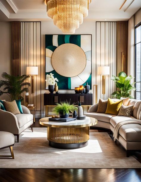 Step into a world where opulence dances with geometry, and bold lines embrace luxurious textures. Our Art Deco living room is a symphony of 1920s allure and modern sophistication 1920s Decor Interior Design, 1920 Interior Design, Art Deco Living Room 1920s, Art Deco Interior 1920s, Modern Art Deco Living Room, Fruit Boards, 1920s Decor, Shanghai Style, Art Deco Lounge