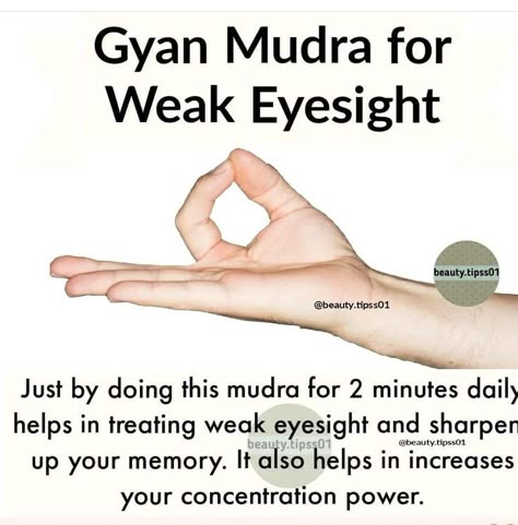 Weak Eyesight, Eye Health Remedies, Healing Reflexology, Pressure Point Therapy, Gyan Mudra, Alternative Therapy, Quick Yoga, Yoga Facts, Mantra For Good Health