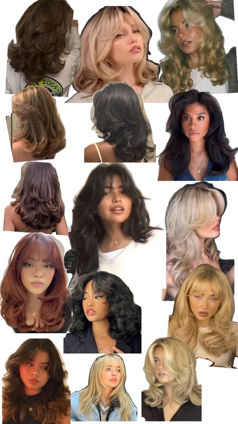 Straight Haircuts, 90s Haircuts, Hair Inspiration Long, Layered Haircuts For Medium Hair, Blowout Hair, Pretty Hair Color, 90s Hairstyles, Hair Stylies, Haircuts For Medium Hair