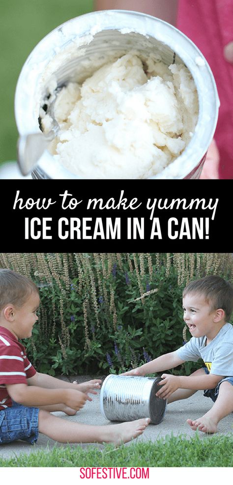 Ice Cream In A Bag, Make Homemade Ice Cream, Ice Cream Kids, Easy Homemade Ice Cream, Snow Ice Cream, Snow Cream, Pioneer Day, Making Homemade Ice Cream, Yummy Ice Cream