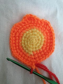 Calcifer Crochet Pattern Free, Crochet Calcifer Free Pattern, Calcifer Crochet Pattern, Calcifer Crochet, Crochet Calcifer, Crochet Fire, Crocheting Ideas, Red Yarn, Ghibli Movies