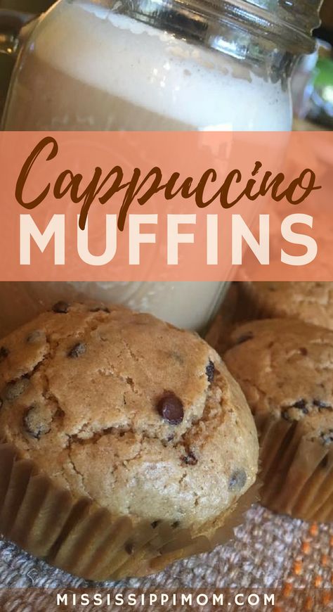 Easy and Delicious Cappuccino Muffins - MississippiMom.com Coffee Based Desserts, Black Forest Muffins, Winter Bakes, School Desserts, Cappuccino Muffins, Classic Meals, Coffee Muffins, Pescetarian Recipes, Jumbo Muffins