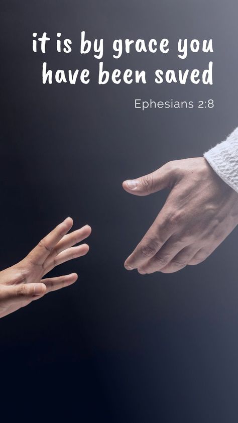 A hand reaches up toward Jesus' hand Ephesians 2 8, Bible Verses For Women, Grace Of God, Ephesians 2, Jesus Christ Artwork, Bible Quotes Wallpaper, Jesus Photo, Prayer Scriptures, Saved By Grace