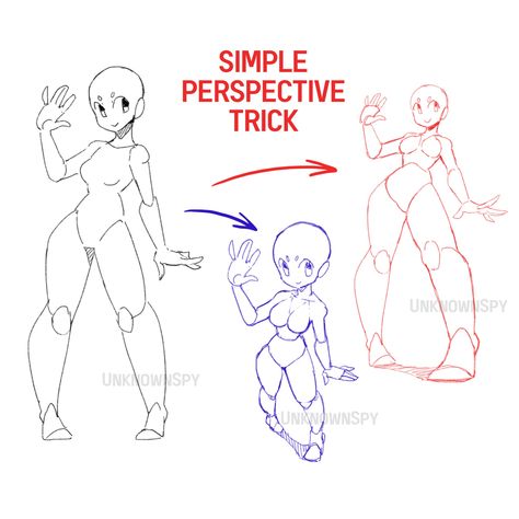 UnknownSpy on Twitter: "Something I sometimes do when drawing a character in perspective ✏… " Character In Perspective, Perspective Drawings, Base Anime, Perspective Art, Gesture Drawing, Perspective Drawing, Figure Drawing Reference, Reference Poses, Art Poses