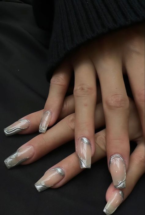 High End Nails, Chromatic Nails, Classy Acrylic, Design Sketchbook, V Cute, Fashion Design Sketchbook, Classy Acrylic Nails, Dope Nail Designs, Nail Inspiration