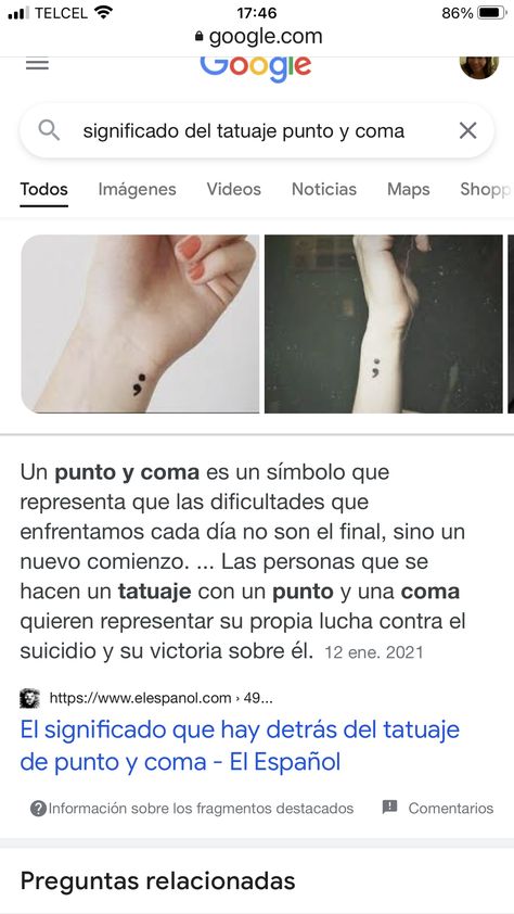 Tattoo Punto Y Coma, Tattoos, Quick Saves