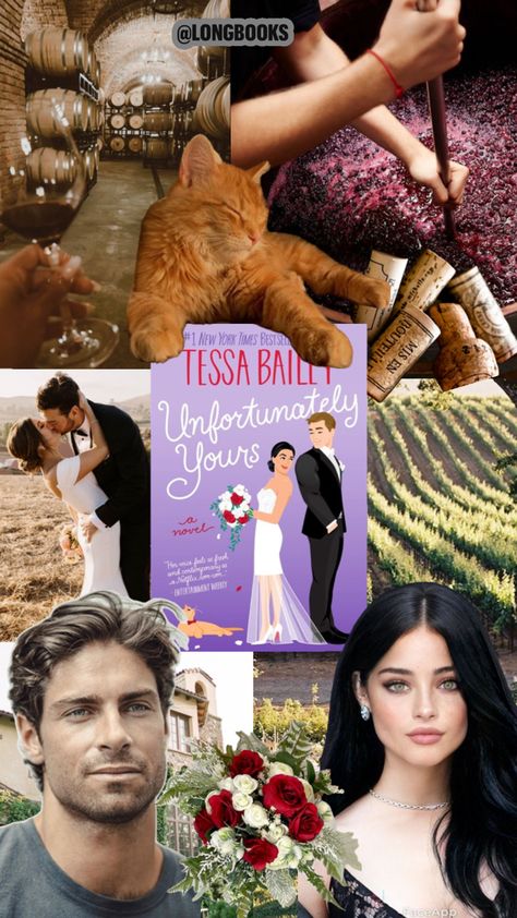 Unfortunately Yours by Tessa Bailey Unfortunately Yours, Tessa Bailey, Book Collage, Currently Reading, Book Characters, Book Aesthetic, Romance Books, Romance, Reading