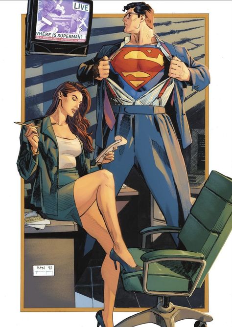 Superman Comic Art, Superman And Lois, Superman And Lois Lane, Superman Artwork, Superman X, Superman Art, Univers Dc, Superman Comic, Superman Lois