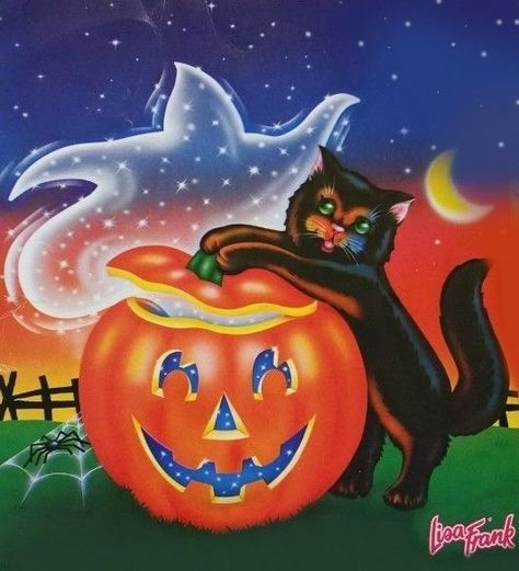 Lisa Frank Halloween, Neon Wonderland, Halloween 90s, Random Vintage, Lisa Frank Stickers, 90s Halloween, Spooky Stuff, Stickers Halloween, Halloween Artwork