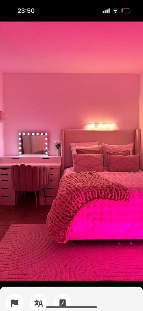 Hot Pink Room, Vibey Room, Girl Apartment Decor, Luxury Room Bedroom, Chill Room, Cosy Bedroom, Room Redesign, Redecorate Bedroom, Luxury Rooms