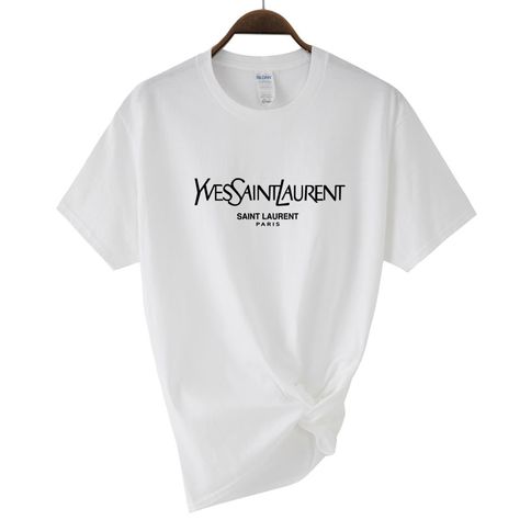 ysl ladies t shirt Check more at https://worldsnew.com/product/ysl-ladies-t-shirt-745/ Ysl Tshirt, Women Cotton Tops, Ysl Shirt, Harajuku Women, Vintage Ysl, Wholesale Shirts, Tops Black, Sleeves (women), T Shirt Print