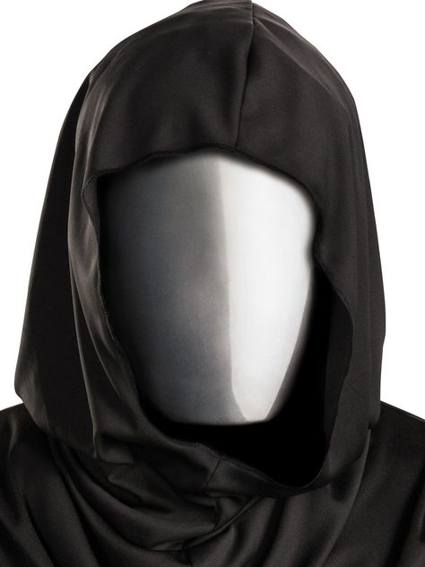 This simple mask hides your face behind a one-way mirrored chrome surface, allowing you to see out, but others only to see their own reflections. Halloween Mirror, Faceless Men, Horror Masks, Mask Masquerade, Cool Masks, No Face, Face Photo, Wrinkle Remover, Halloween Masks