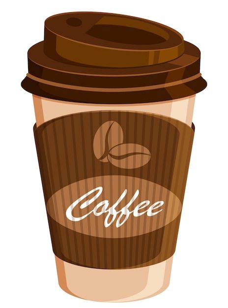 Vector paper coffee cup vector illustrat... | Premium Vector #Freepik #vector #coffee-beans #paper-coffee-cup #disposable-coffee-cup #coffee-cup-sleeve Coffee Cup Graphic, Coffee Cup Vector, Coffee Vector, Paper Coffee Cup, Coffee Cup Design, Cup Sleeve, Disposable Cups, Cup Coffee, Vector Illustrations