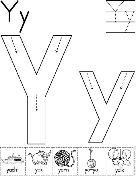 Alphabet Letter Y Worksheet | Standard Block Font | Preschool Printable Activity Letter Y Worksheet, Preschool Letter Y, Letter Y Activities, Y Worksheet, Letter Y Crafts, Letter Y Worksheets, Letter People, The Letter Y, Worksheets For Preschoolers