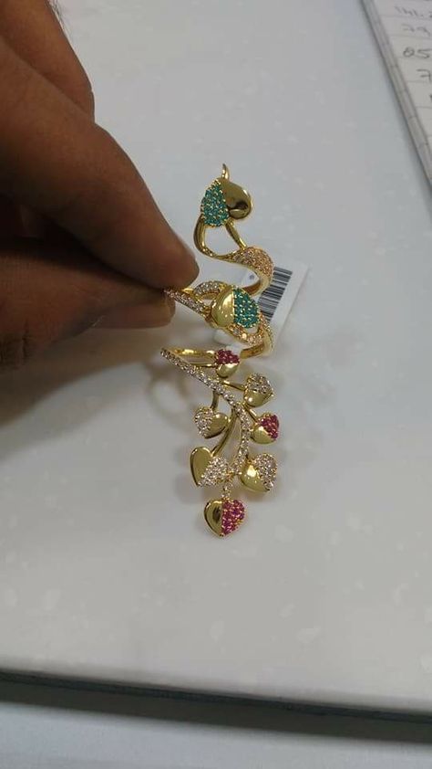 J Ring, Long Rings, Baby Jewelry Gold, Rings Fancy, Full Finger Ring, Ruby Jewelry Necklaces, Leaf Rings, Temple Jewellery Earrings, Gold Toe Rings