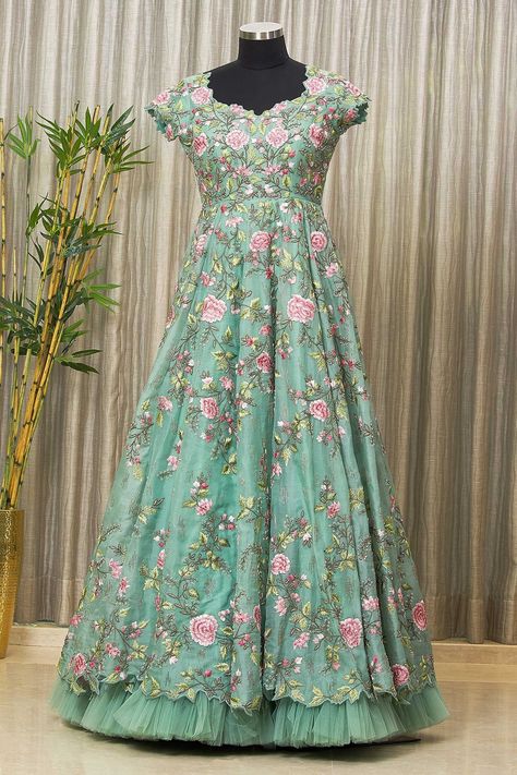 Long frocks indian designer dresses party wear Lehanga Cholis, Long Frocks Indian Designer Dresses, Long Frocks Indian, Frock Models, Simple Frock Design, Long Frock Designs, Long Gown Design, Simple Frocks, Long Frock