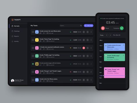 Smart Calendar for Time Tracking, Task Management, and Focus. by Roman Mamchur for EPAM Design Team on Dribbble Smart Calendar, Time Tracking App, Task Calendar, Task Management App, Calendar App, Tracking App, Time Tracking, Task Management, Calendar Design