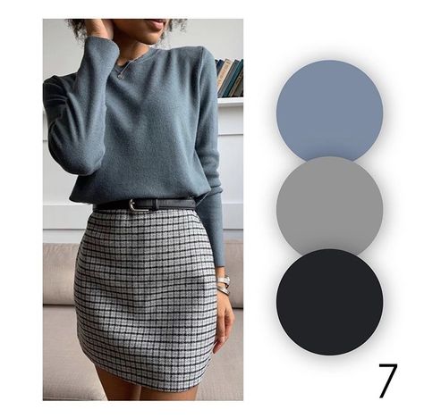 Grey Blue Outfit Women, Soft Summer Fall Capsule Wardrobe, Soft Summer Outfits Inspiration Classy, Muted Pastel Outfit, Summer Palette Outfits, Soft Summer Color Palette Outfits, Soft Summer Clothes, Soft Summer Outfits, Soft Summer Fashion