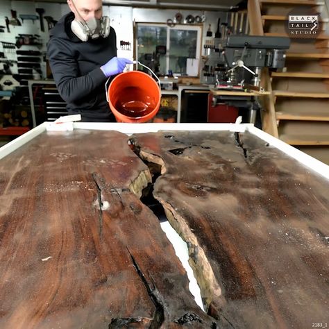 Blacktail Studio - Transforming a SLAB of Wood... Blacktail Studio, Diy Home Decor, Home Diy, Wood, Quick Saves, Home Decor, Home Décor