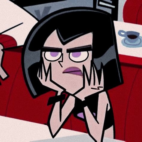 Sam Manson Pfp, 2000s Nickelodeon, Emo Cartoons, Danny Phantom Sam, Sam Manson, Character Inspiration Girl, Aesthetic Cartoon, Find Icons, Nickelodeon Cartoons