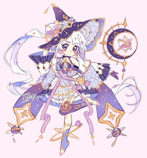 Witch Vtuber, Vtuber Ideas, Witch Design, 다크 판타지, Cute Kawaii Drawings, Kawaii Drawings, Twisted Wonderland, Art Challenge, Comic Artist