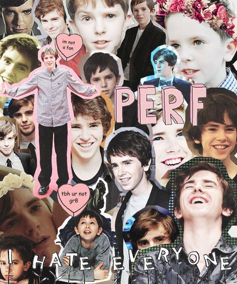 Freddie Highmore Wallpaper, Bates Hotel, Dr Murphy, Shaun Murphy, Stranger Things Dustin, Freddie Highmore, Bates Motel, House Md, All The Small Things