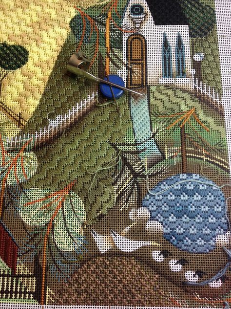 steph's stitching Needlepoint Projects, Needlepoint Ideas, Long Stitch, Needlepoint Stitch, Needlepoint Stitches, Machine Embroidery Projects, Needlepoint Designs, Needlepoint Patterns, Needle Art