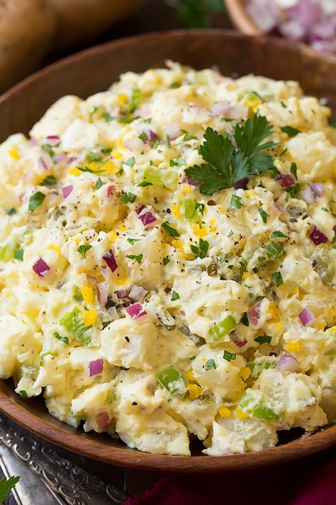 Cooking Classy Recipes, Japanese Potato Salad, Salad Potato, Best Potato Salad Recipe, Southern Potato Salad, Potato Salad Recipe Easy, Celery Salt, Potato Salad With Egg, Classic Potato Salad