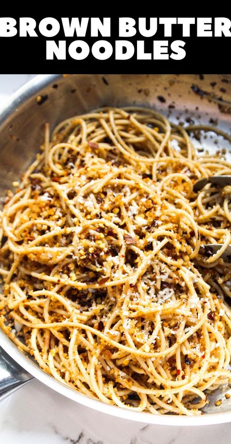 Brown Butter Garlic Noodles, Brown Buttered Noodles, Brown Butter Parmesan Pasta, Browned Butter Noodles, Brown Butter Garlic Pasta, Brown Rice Pasta Recipes, Brown Butter Pasta Recipes, Brown Butter Pasta Sauce, Brown Butter Noodles