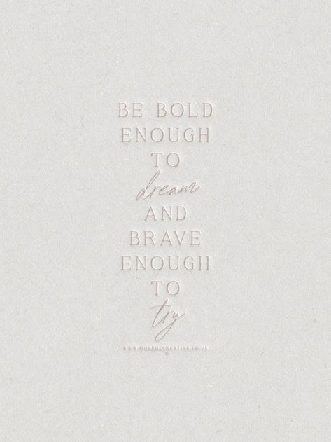 I’ve created these beautiful wallpapers for your computer, tablet and phone to inspire and motivate you at the same time as completely prettifying your technology! They feature the quote ‘Be bold enough to dream and brave enough to try” in an aesthetically pleasing letterpress effect. Wallpapers For Your Computer, Tech Wallpaper, Habit Stacking, Fixed Mindset, Small Business Resources, Life Changing Books, Free Workbook, Email List Building, Brave Enough