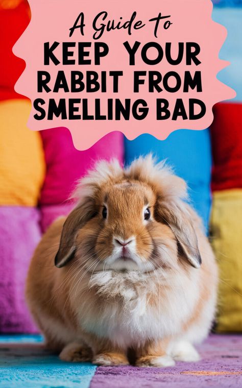 Learn how to keep your rabbit and house smelling fresh with these helpful tips 🐰🏡 #rabbitcare #odorcontrol #pettips Rabbit Behavior, Daily Care Routine, Rabbit Habitat, Rabbit Diet, Pee Smell, Bunny Care, Rabbit Eating, Rabbit Cage, Rabbit Care